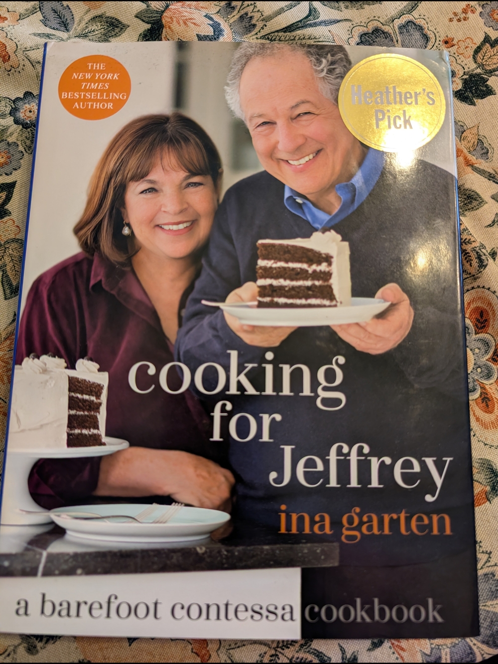 Cooking for Jeffrey Cookbook - Navy Cover